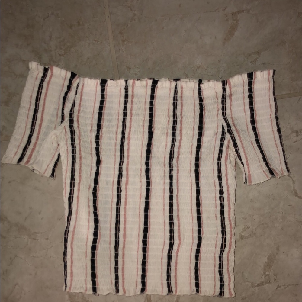 Over the shoulder blouse